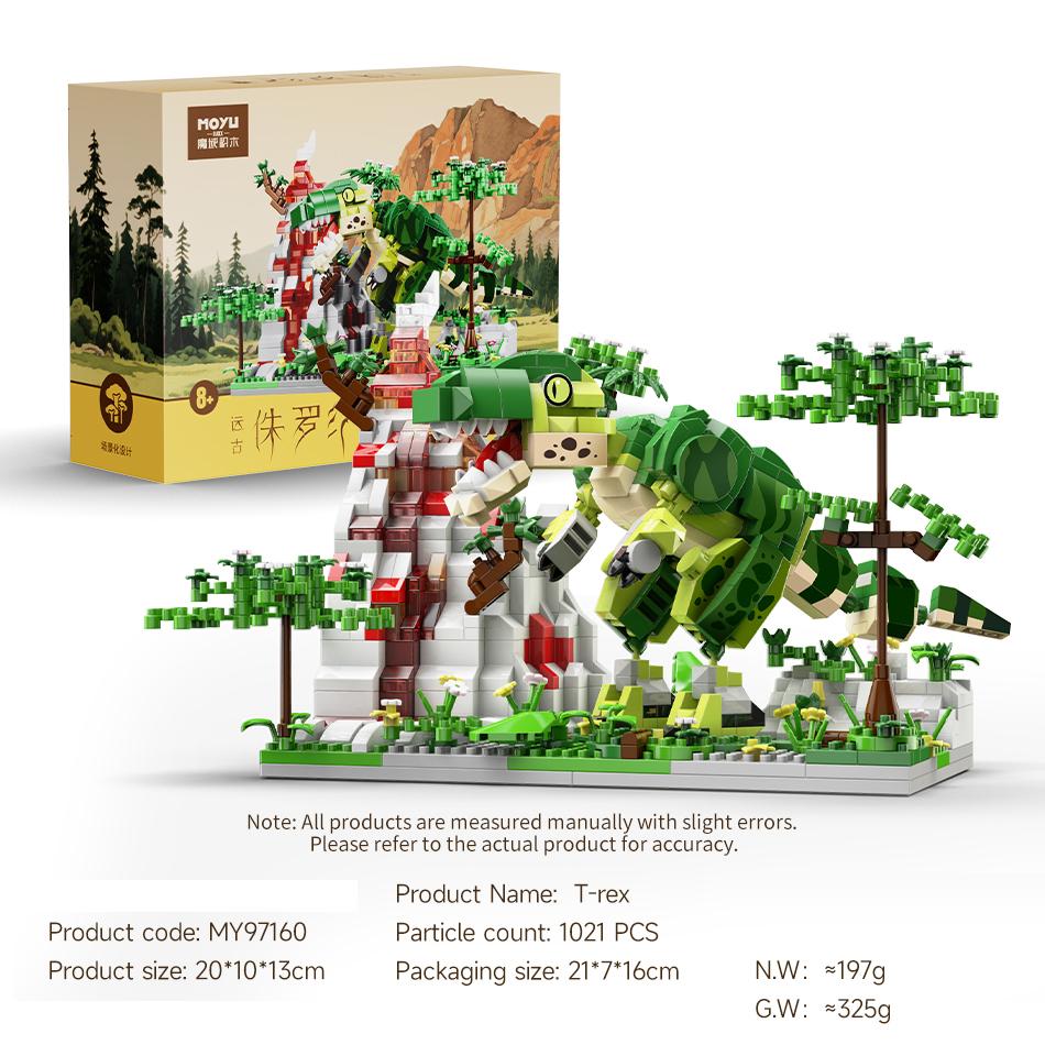 Jurassic World Bloques de Construcción de Dinosaurios Micro Ladrillos Juego Educativo Juguetes para Niños Animales Modelo Juguetes de Ensamblaje Set de Regalo