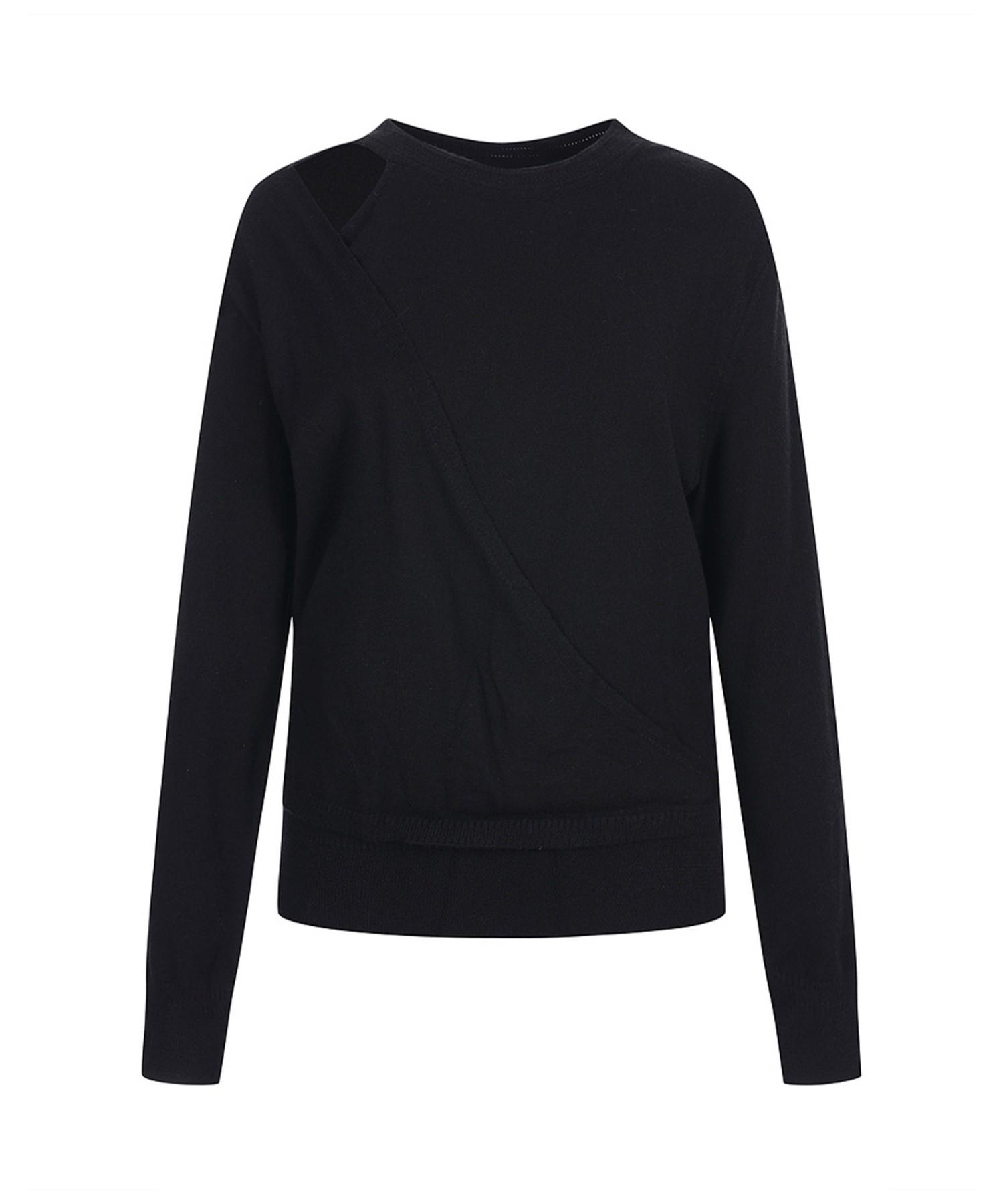 Maremonte Slit Design Knit_M231Mkt03P0 Black(Blk)/55