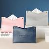 Elegant Leather Tissue Box Foldable Napkin Holder Living Room Decor Car Tissue Case Holder Storage Hotel Household Wet Tissue Ca