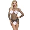 Sexy Women Fishnet Babydoll Lingerie Underwear Nightwear Sleepwear Bodysuit