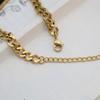 Accessories Hip Hop Style Black Square Zircon Bracelet Girls Niche Light Luxury 18K Titanium Steel Jewelry