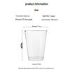 Disposable Straight-Sided Hard Plastic Cups