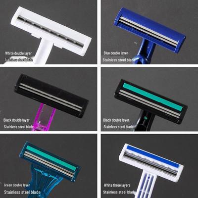 Portable Disposable Razor with Shaving Cream - Manual Hotel Bath Set Supplies