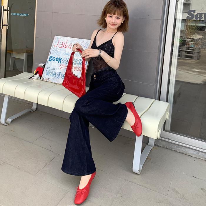 

Temperamental Hot Girl: Retro Slimming Stretch Denim Flare Jeans S