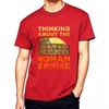 Men tshirt Fashion Tshirt Plus Size Summer Men T Shirt Thinking About The Roman Empire Short Sleeve Printed Round Neck Top Tees
