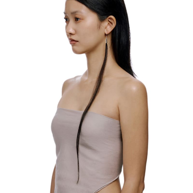 TOAKNET HAIR EARRING BLACK (SINGLE)