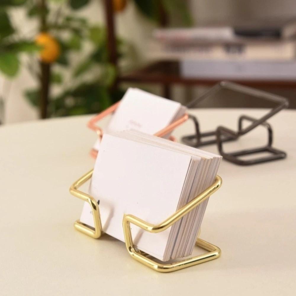 Metal Card Display Holder Rustproof Card Organizer Desk Bracket Card Display Stand  Home Office