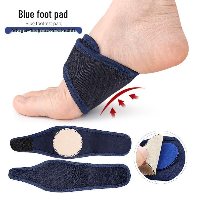 

Blue Breathable Bandage Arch Support Pad with Spongy Cushion One Size синий