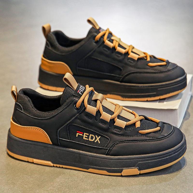 Men's Fashion Casual Low Top Skateboarding Shoes Boys Comfortable Sneakers Male Students Trending Soft Sole Classic Breathable Gym Non-slip