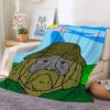 Funny S-Sassy the Sasquatch Blanket For Sofa Office Bed Plane Travel Sleep Read Relax Camping Soft And Warm