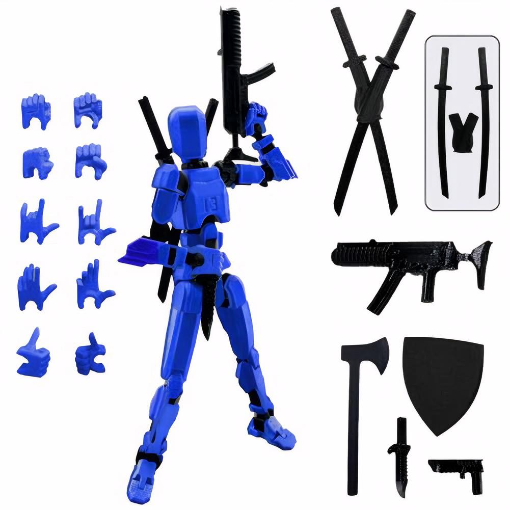 Dummy 13 Action Figure Titan Multi-Articular Robot Toys 3D Printer Movable Anime Figure Stress Relief Decompression Toy For Boy