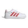 Adidas Breaknet 2.0 Non-Slip Durable Low-Top Kids Skate Shoes Kids Sneakers White Red HP8967
