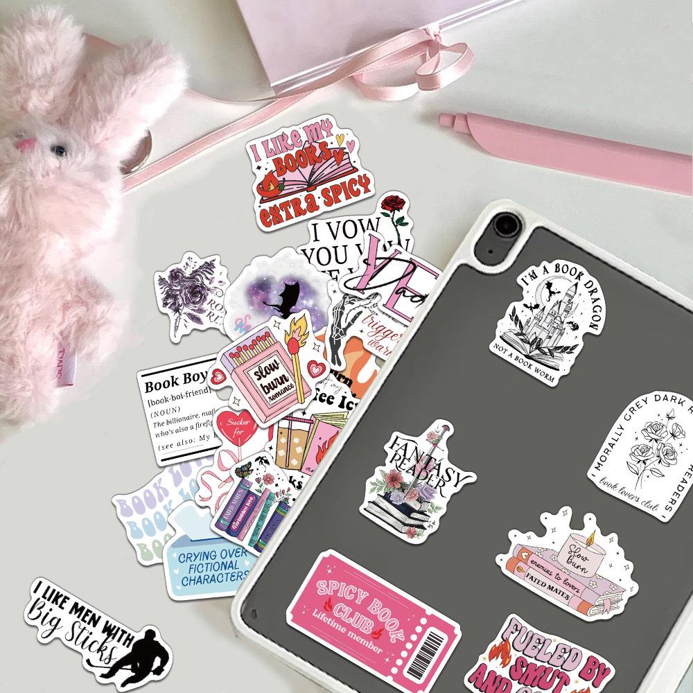 Creative Romantic Reading Stickers: 50/150 Sheets - Simple, Personal DIY Journal & Phone Case Decals