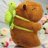 23cm Capybara Plush Simulation Capibara Anime Fluffty Toy Cute Doll Stuffed Animals Soft Doll Plush Christmas Thanksgiving Gift