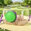 Ventilated Pet Outgoing Cage Transparent Travel Hamster Carrier Hamster Carry Bag  Spring Outing