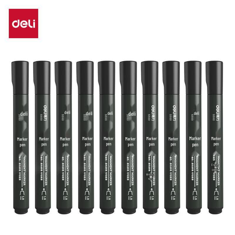 Deli S550 Marker Pen чёрный