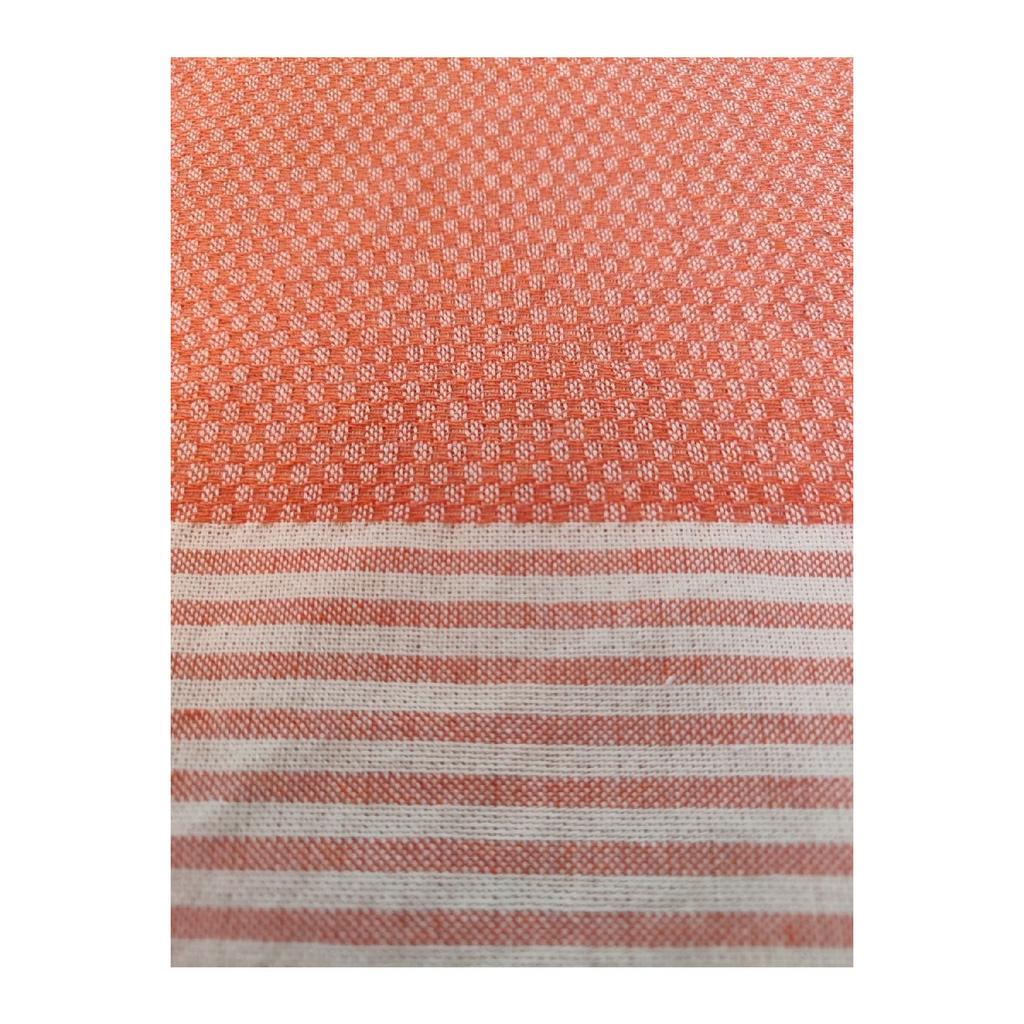 Peshtemal, 100% Cotton, Checkered Pattern Navy Blue, Beach Towel, Bath Towel