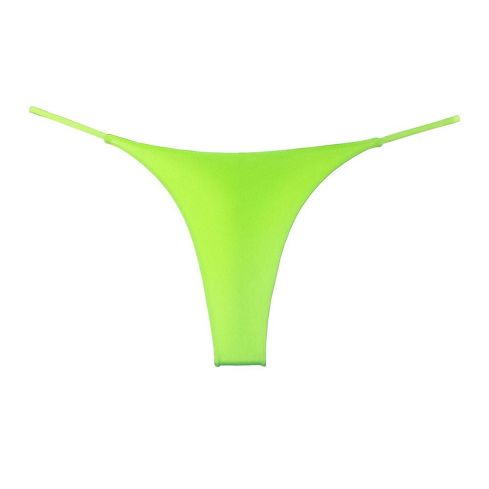 Women Panties Sexy Thongs Low Rise G Strings Lingerie Briefs Tanga Fruit Green