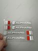 Alphard Wiper Stickers, Set of 4, Left and Right 2, Suitable for Alphard 40