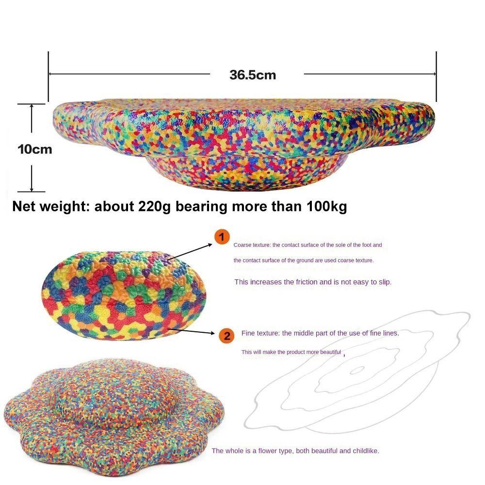Balance Training Flower Balance Board Anti-Slip Kids Toy Interesting Parent-child Activities  Home