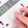Multi-port USB Power Strip with Extension Cord and UK Plug for Home Use