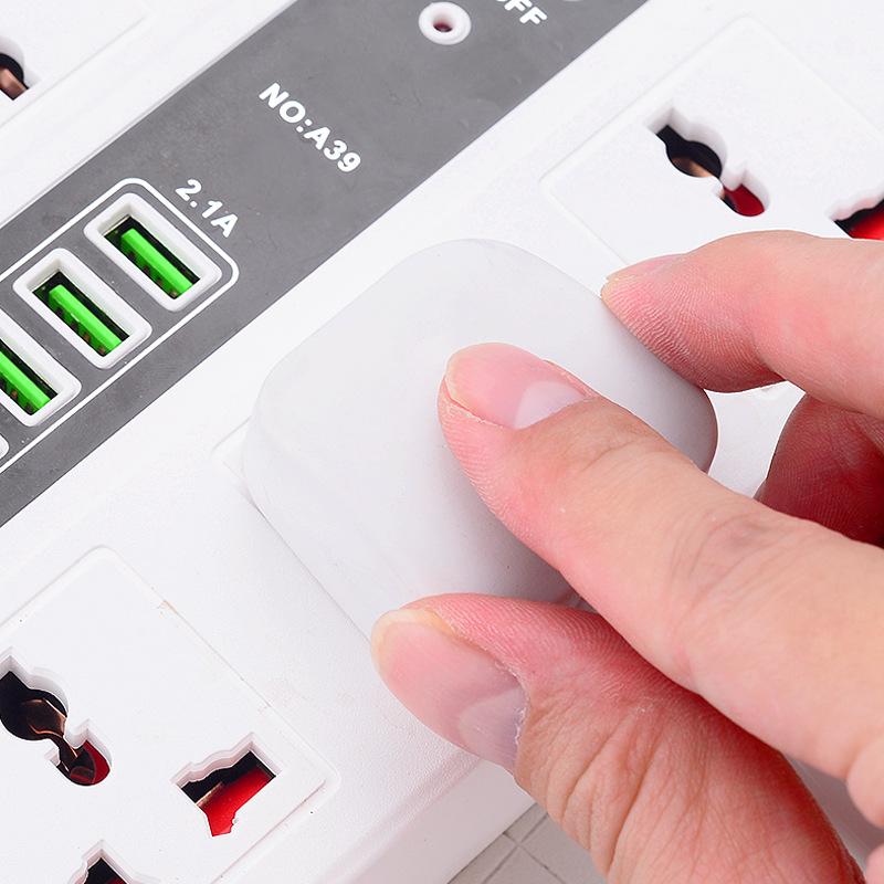 Multi-port USB Power Strip with Extension Cord and UK Plug for Home Use