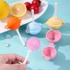 5pcs Lollipop Molds Silicone Ice Box Popsicle Mold Mini Ice Cream Maker Ice Mold Household Popsicle Ball DIY Molds Homemade Popsicle Tools Ice Cream
