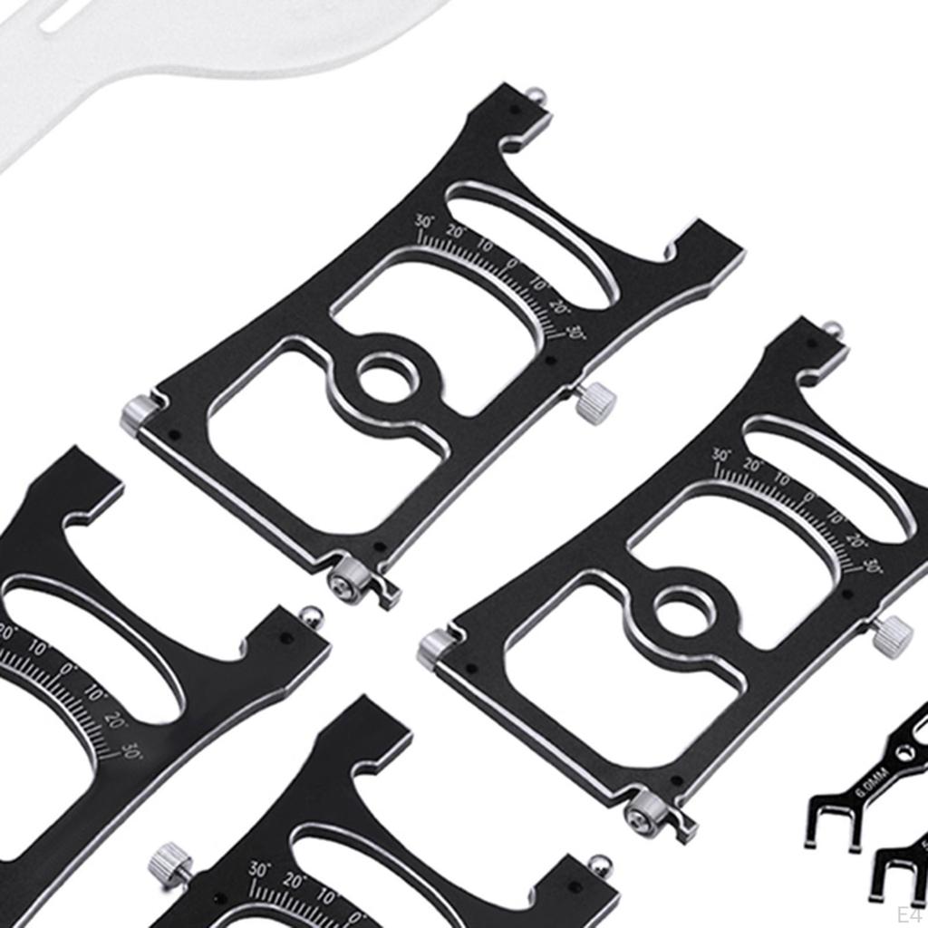 Chassis Setup System Set Adjustment Ruler Accessories Portable RC Aluminum Alloy for Electric Car