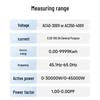 Multifunctional Digital Smart Electric Meter D52-2066 - AC Household Power Wattage Display