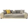 Sofa Cushion Four Seasons Universal Cotton Living Room Pure Cotton Simple Modern High-End Sofa Cover Cover Cloth Thickened