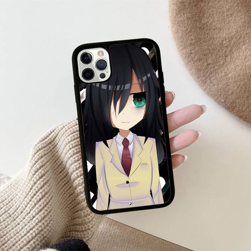 

Watamote K-Kuroki T-Tomoko Phone Case For IPhone 17 16 15 14 13 12 11 Pro Max Plus PC+TPU Shockproof Back Cover iPhone 12 pro