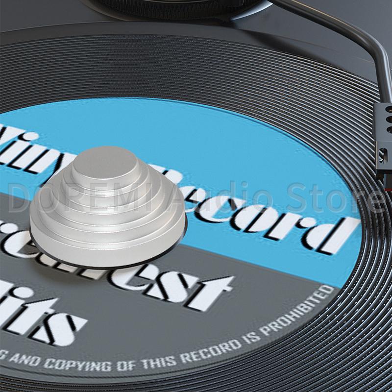 45 RPM Turntable Adapter Shock Absorber Pressure Stabilizer 7 Inch EP Record Turntable Phonograph Vinyl Record Center Adapter