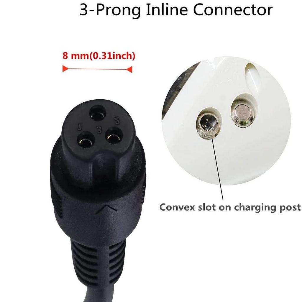 42V 2A na 36V 2Ah Nabíjecí adaptér pro Tomaloo , Q2-C, Q3C, Q3-C Music, Q3-X1 V1 V2