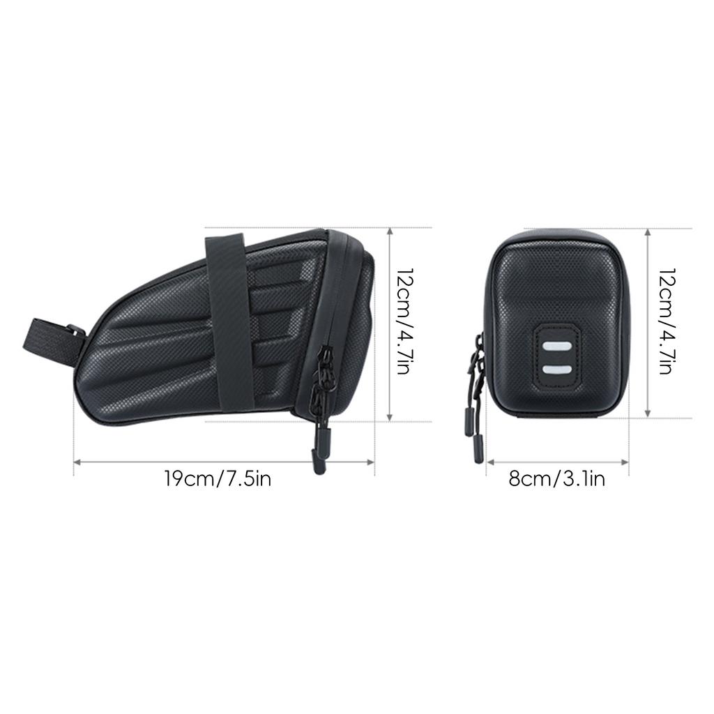 Bike Saddle Bag For Adult Bikes 1.8L Hard Shell Tail Bag For Riding Mountain Bike Accessories Bike S