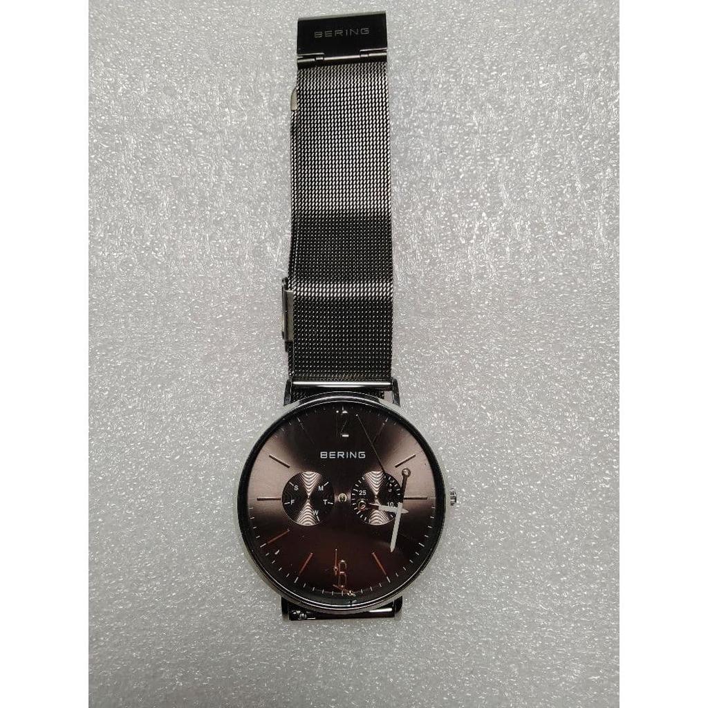 Used BERING Watch Men's 14240-309 Gray Bering Junk