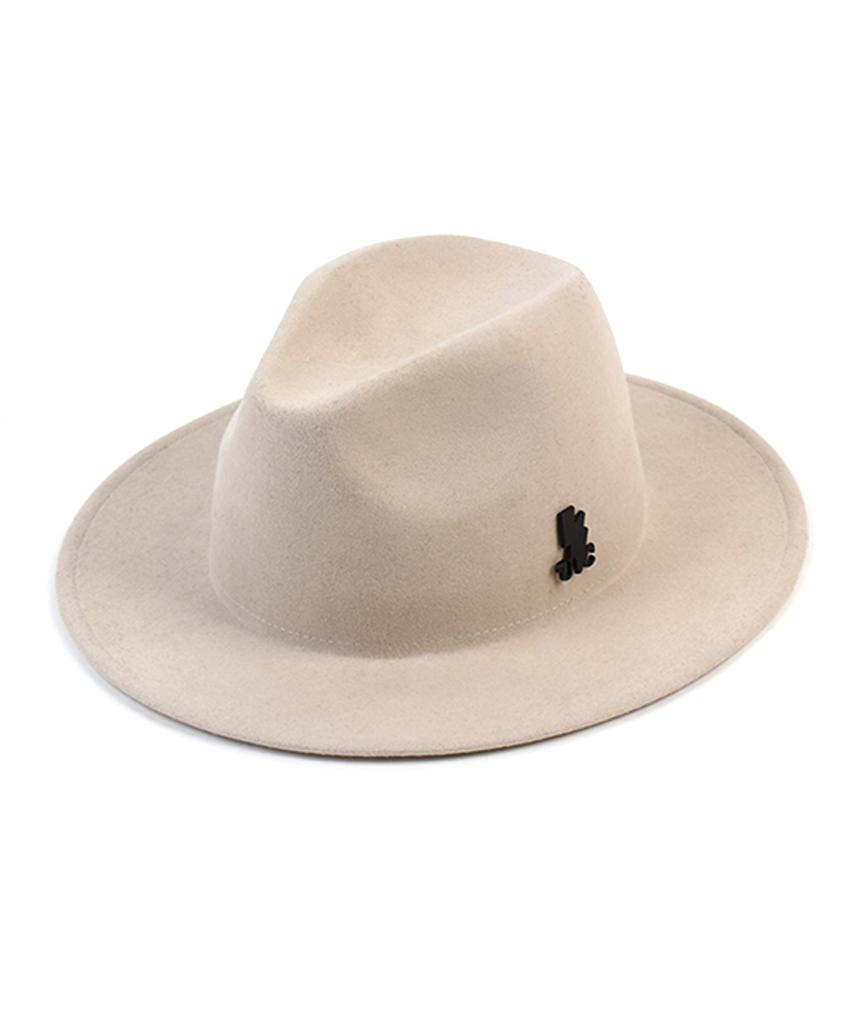 Yunibeosyeolkemiseuteuli Basic Ivory Wool Fedora