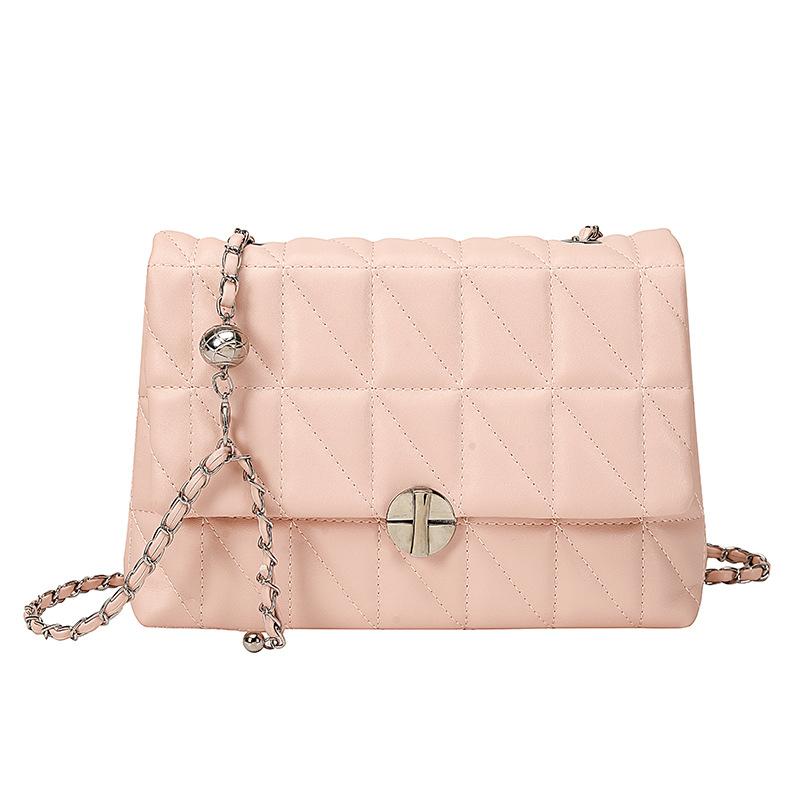 

Однолямочная Сумка-кроссбоди с Текстурированной Хлопковой Лямкой розовый