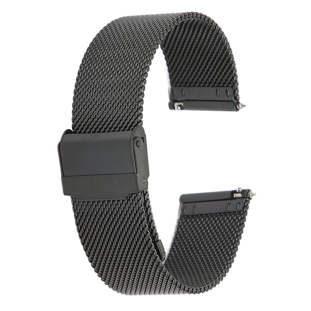 22mm Stainless Steel Watch Bands Mesh Woven Watch Straps Quick Release Watch Wristband with Universal Buckle for
