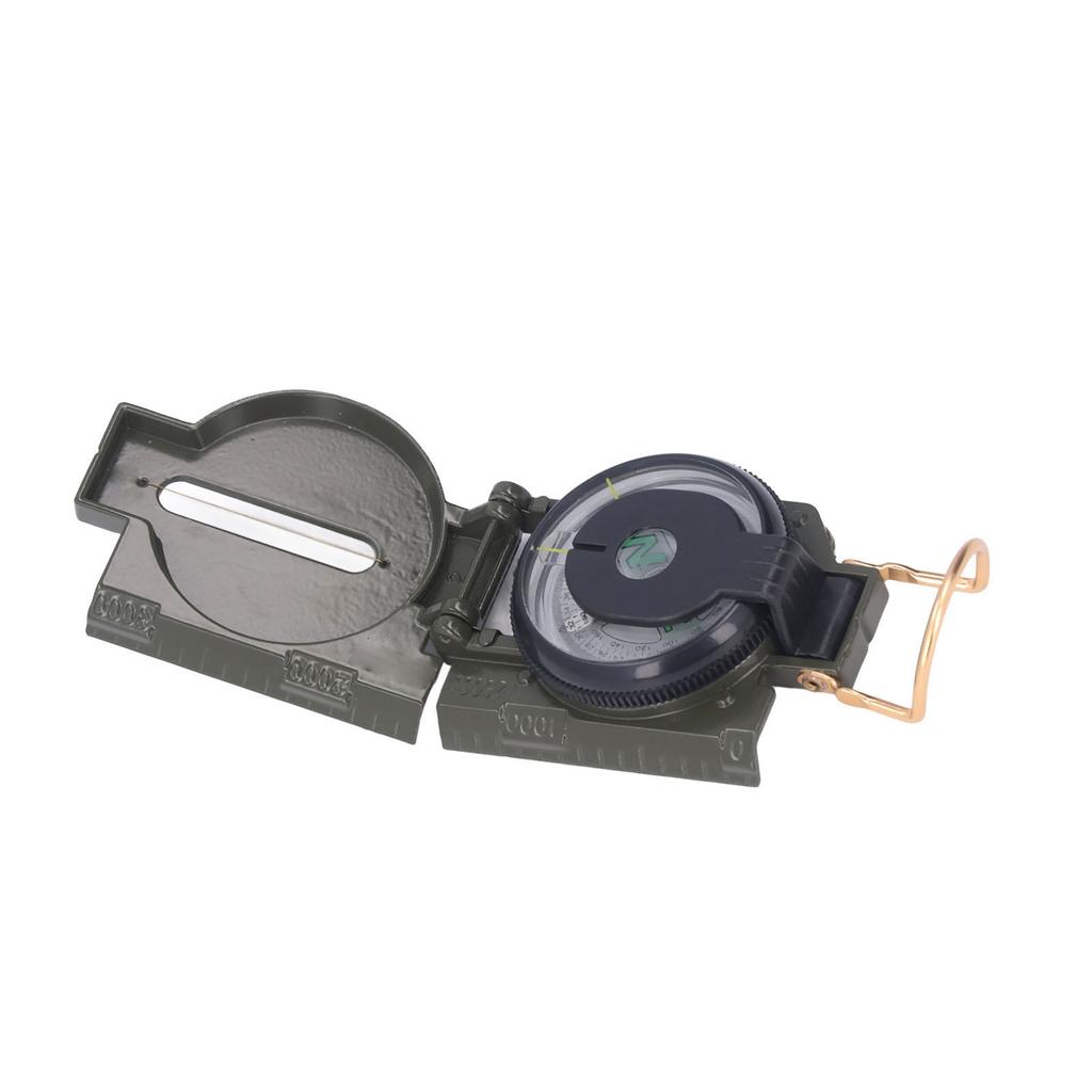 Hiking Compass Multifunction Aluminium Alloy Accurate Responsive Portable Survival Compass for Outdoor Adventure