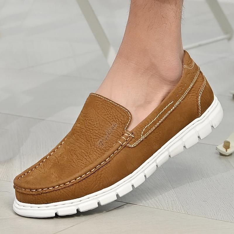 FashionLuxury Summer Men Loafers Wedding Dress White Driving Moccasins Footwear Man Casual Shoes Leather Slip On Super Light Male Shoes