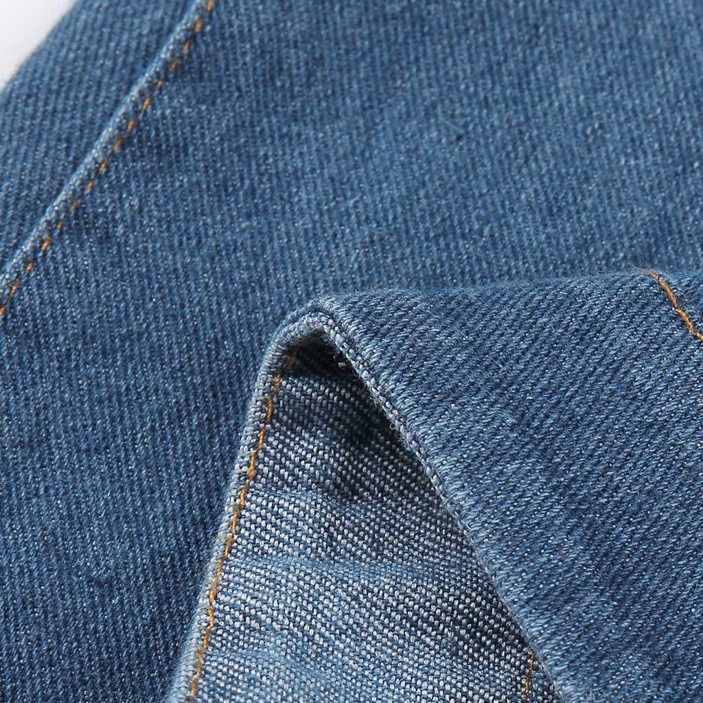  Women  Elastic Plus Loose Denim Pocket Casual Boot Cut Pant  Jeans