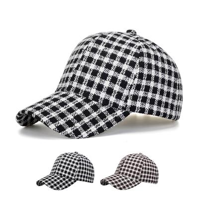 Sonbahar Kış Erkek Küçük Kareli Şapka Beyzbol Şapkası Kadın Güneş Şapkası At Kuyruğu Panama Şapkası Vizör Şapkalar Snapback Şapka