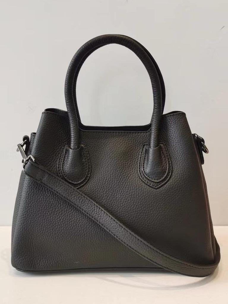 2025 Women's Genuine Leather Tote: High-End, Large Capacity, Commuter Handbag