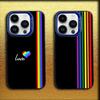 Gay Lesbian LGBT Rainbow Phone Case For iPhone 16,15,14,13,12,11,Mini,Pro,MAX Blue Matte Silicone Cover