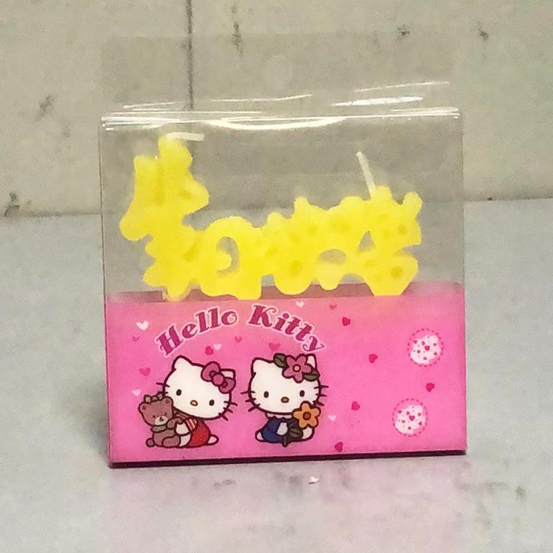 Silver Gilded English Letter Wax Candle for Baby s First Birthday Cake Decoration