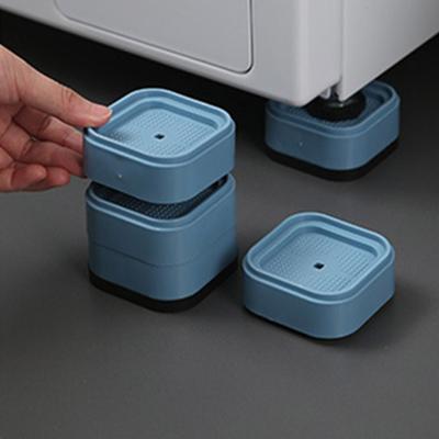 4/8Pcs Furniture Riser Stackable Washing Machine Riser Set Anti-Slip Shock-Absorbing Protective Pad