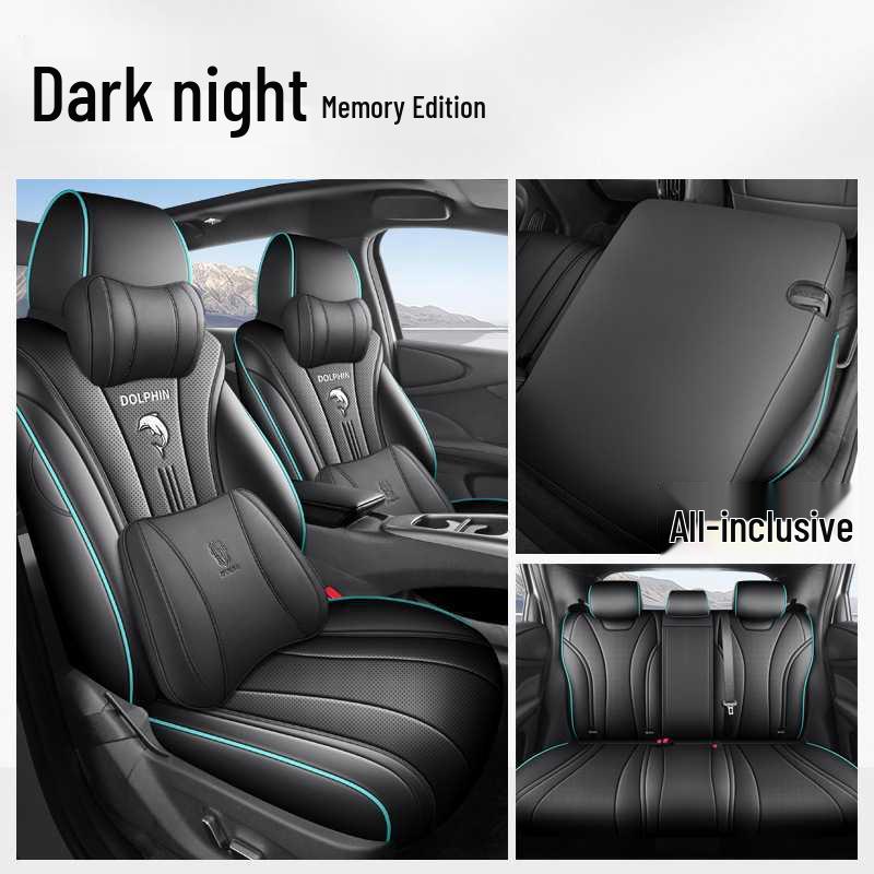25 BYD Dolphin Leather Seat Covers, All-Season, Breathable, Full Coverage for Intelligent Driving Version