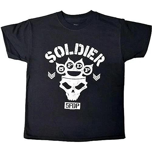 Five Finger Death Punch Kids T-Shirt: Soldier (9-10 Years) S