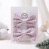 2Pcs/Set Solid Color Nylon Kids Bows Hair Clips for Baby Girls Handmade Bowknot Hairpin Barrettes Photograph Hair Accessories