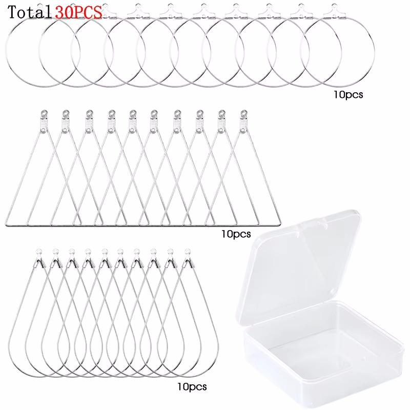 Alloy Accessories Jewelry Findings Set Earring Making Kit Lobster Clasp Open Jump Rings Repair Tools DIY Jewelry Making Supplies